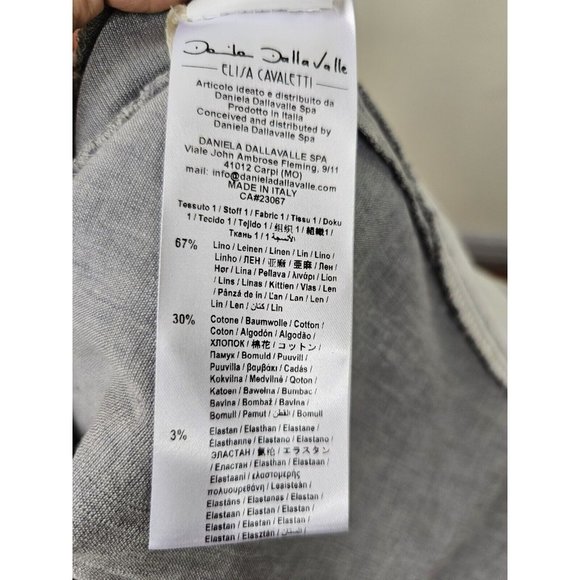 Elisa Cavaletti Patchwork Lace Fitted Dress women's size S Daniela Dallavalle - Picture 12 of 16